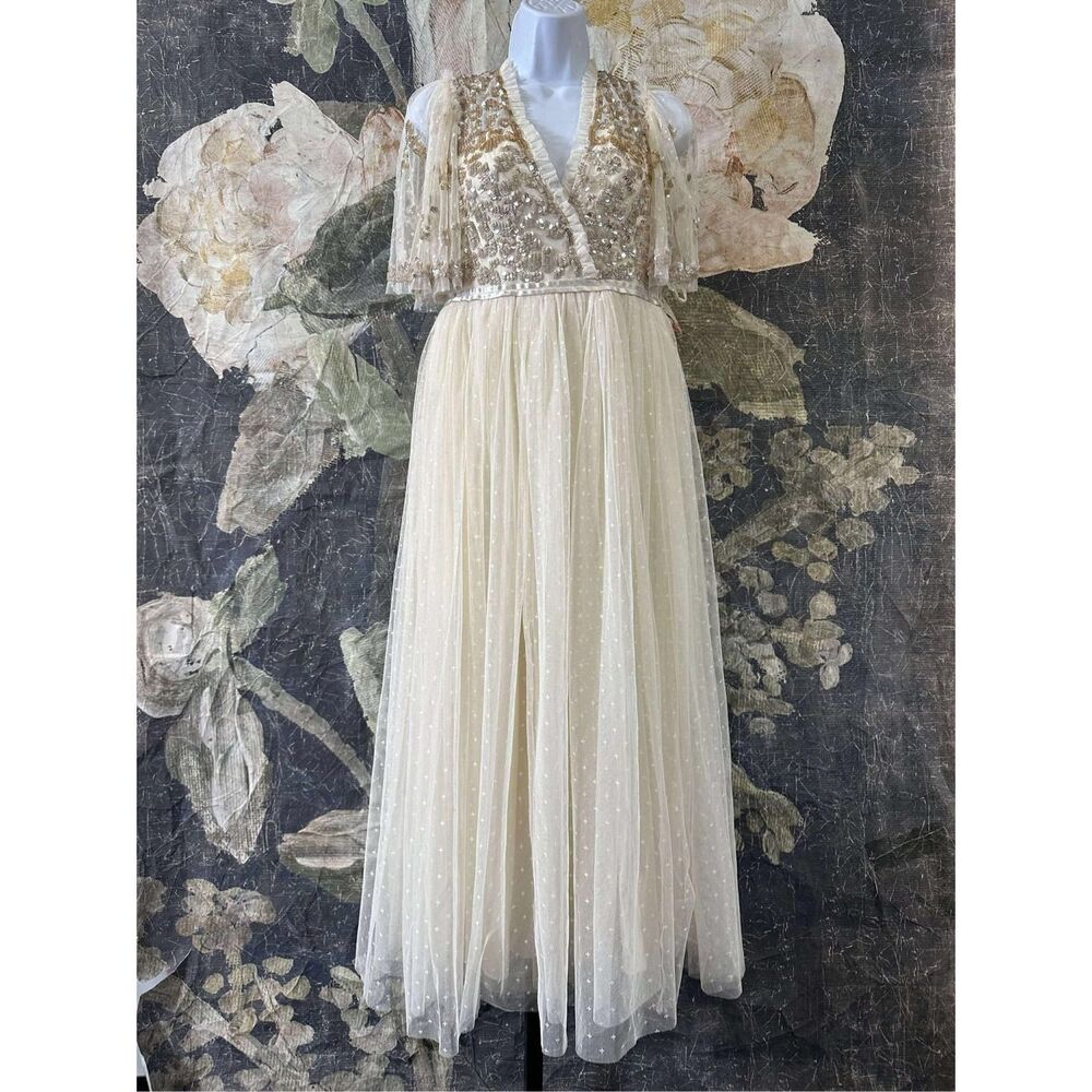 New Needle & Thread Patchwork Sequin Bodice Balle… - image 6